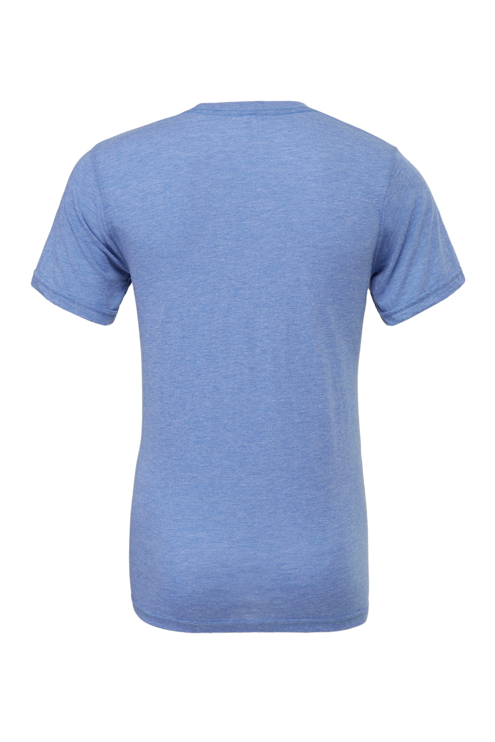 Am image of a Custom Bella and Canvas Unisex Triblend Tee in Blue Triblend!