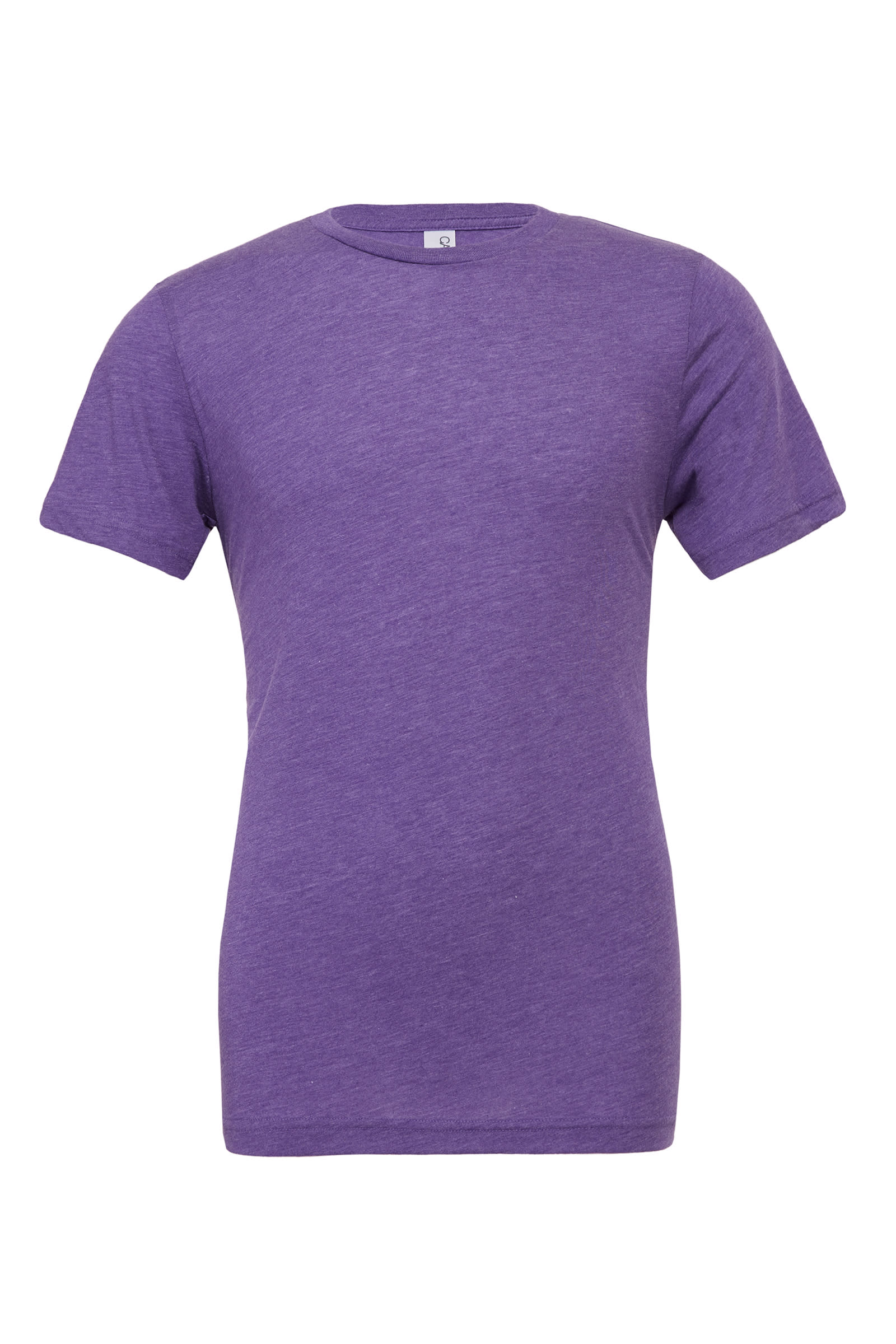 Bella and Canvas Unisex Triblend Tee in Purple Triblend