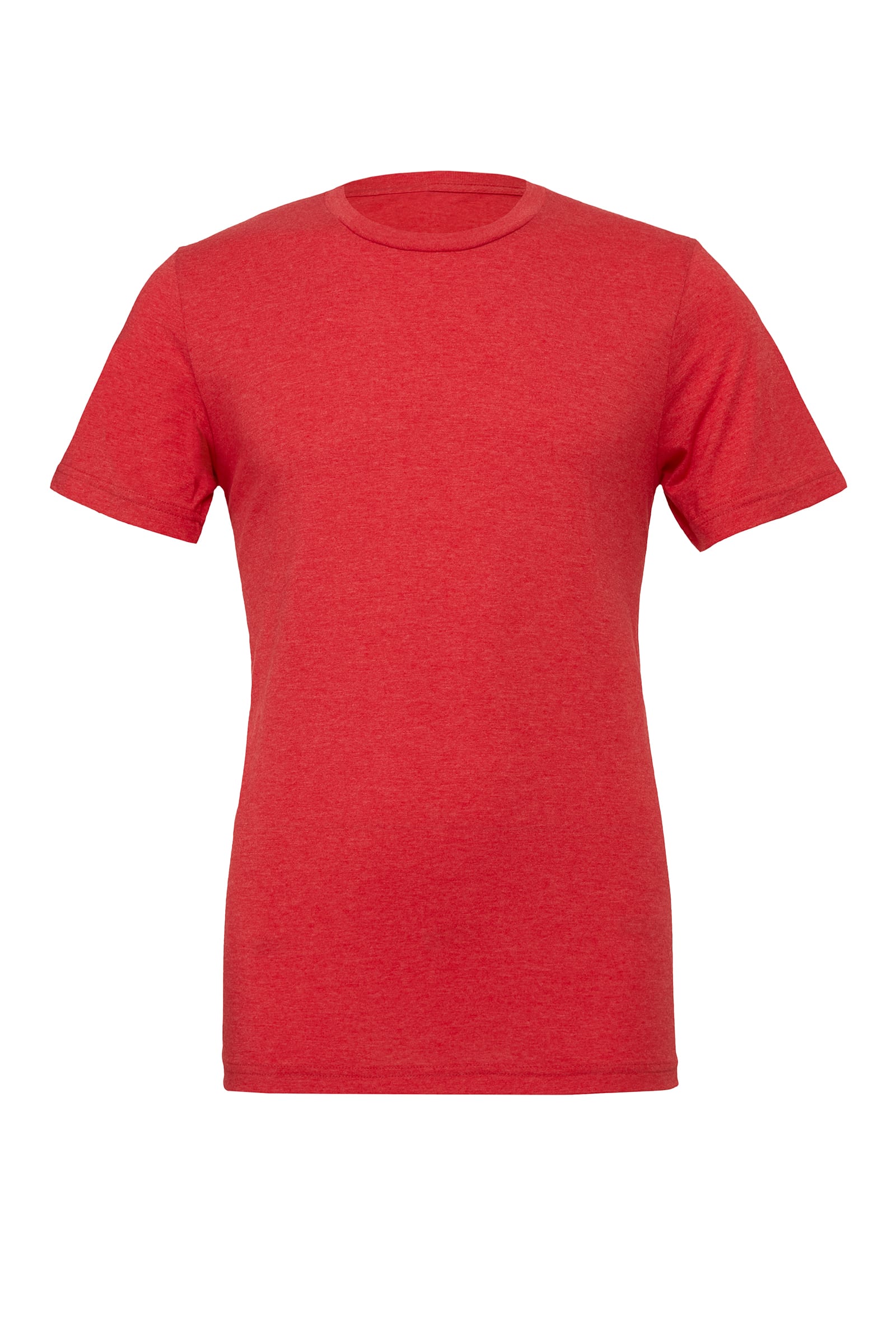 Bella and Canvas Unisex Triblend Tee in Red Triblend