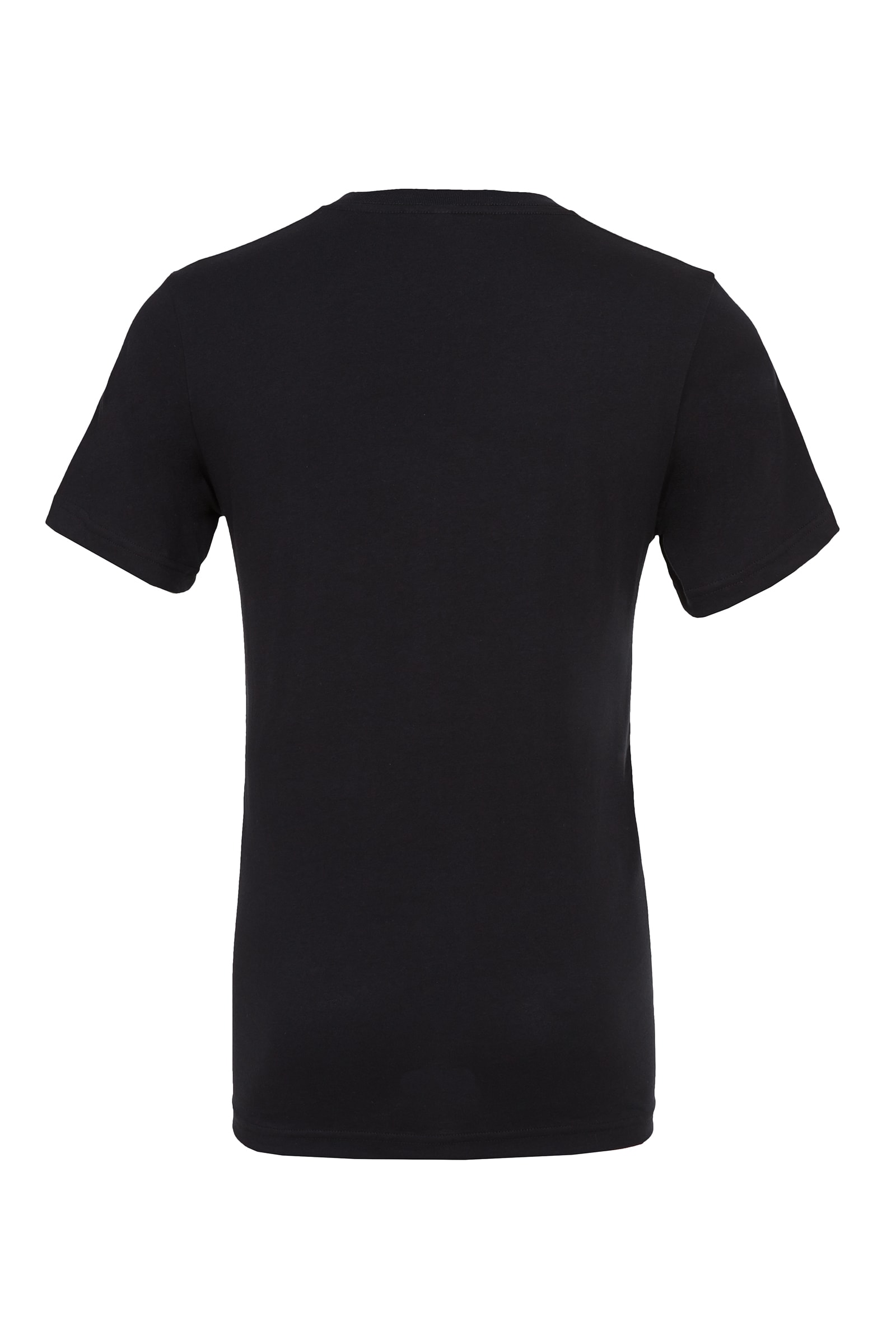 Am image of a Custom Bella and Canvas Jersey V Neck Tee in Black!