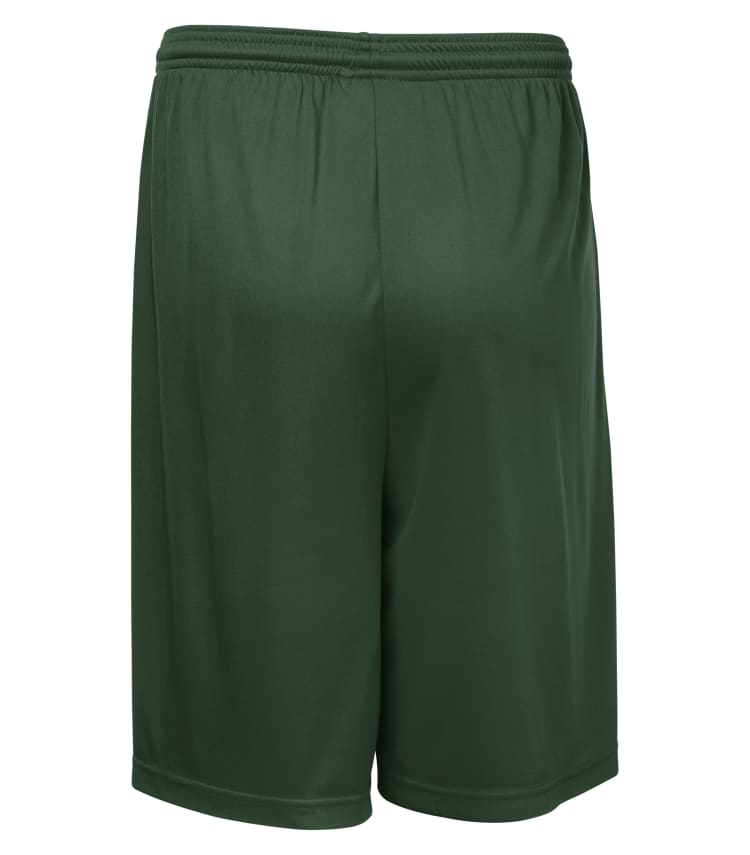 Am image of a Custom Authentic Pro Team Shorts in Forest Green!