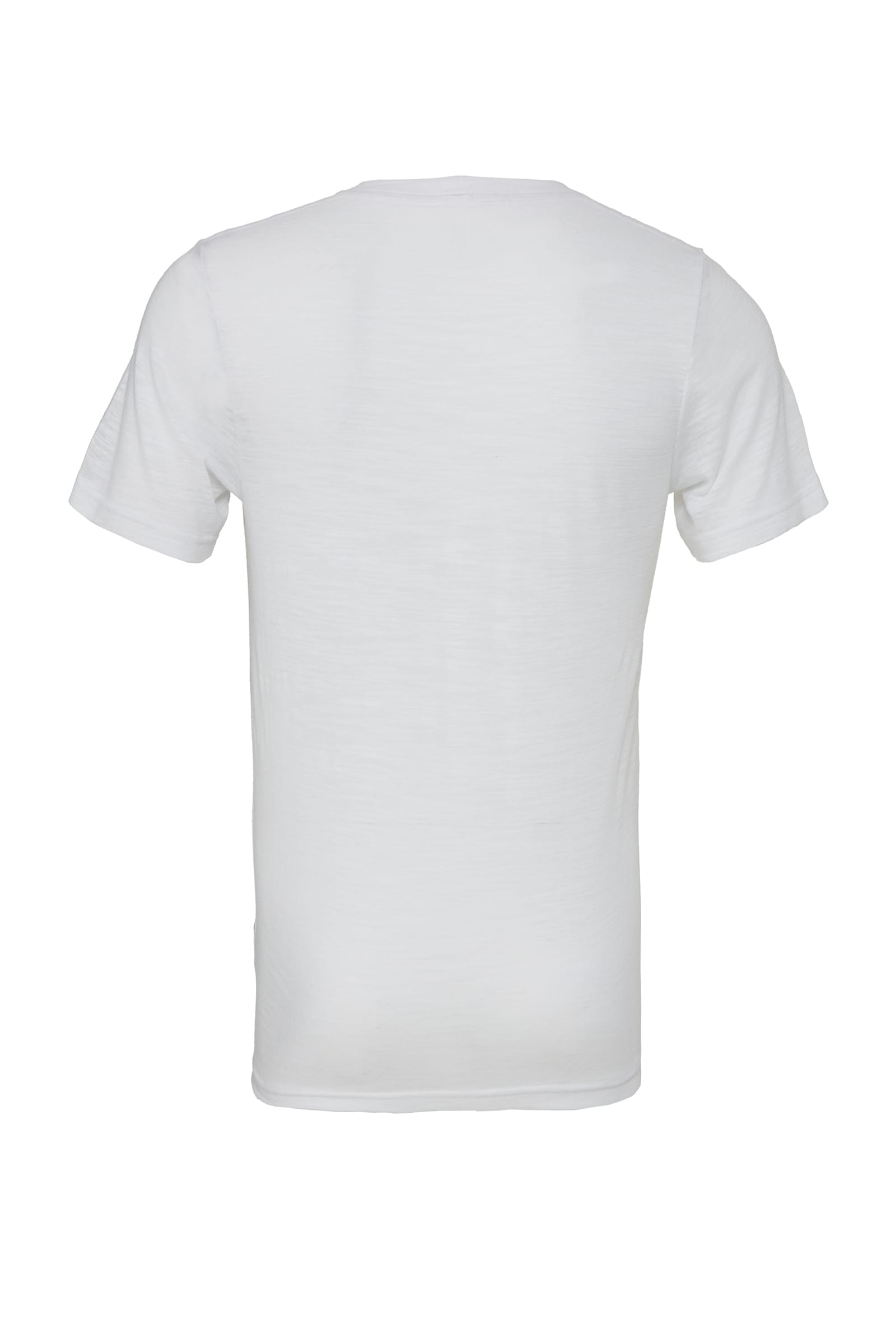 Am image of a Custom Bella and Canvas Jersey V Neck Tee in White!