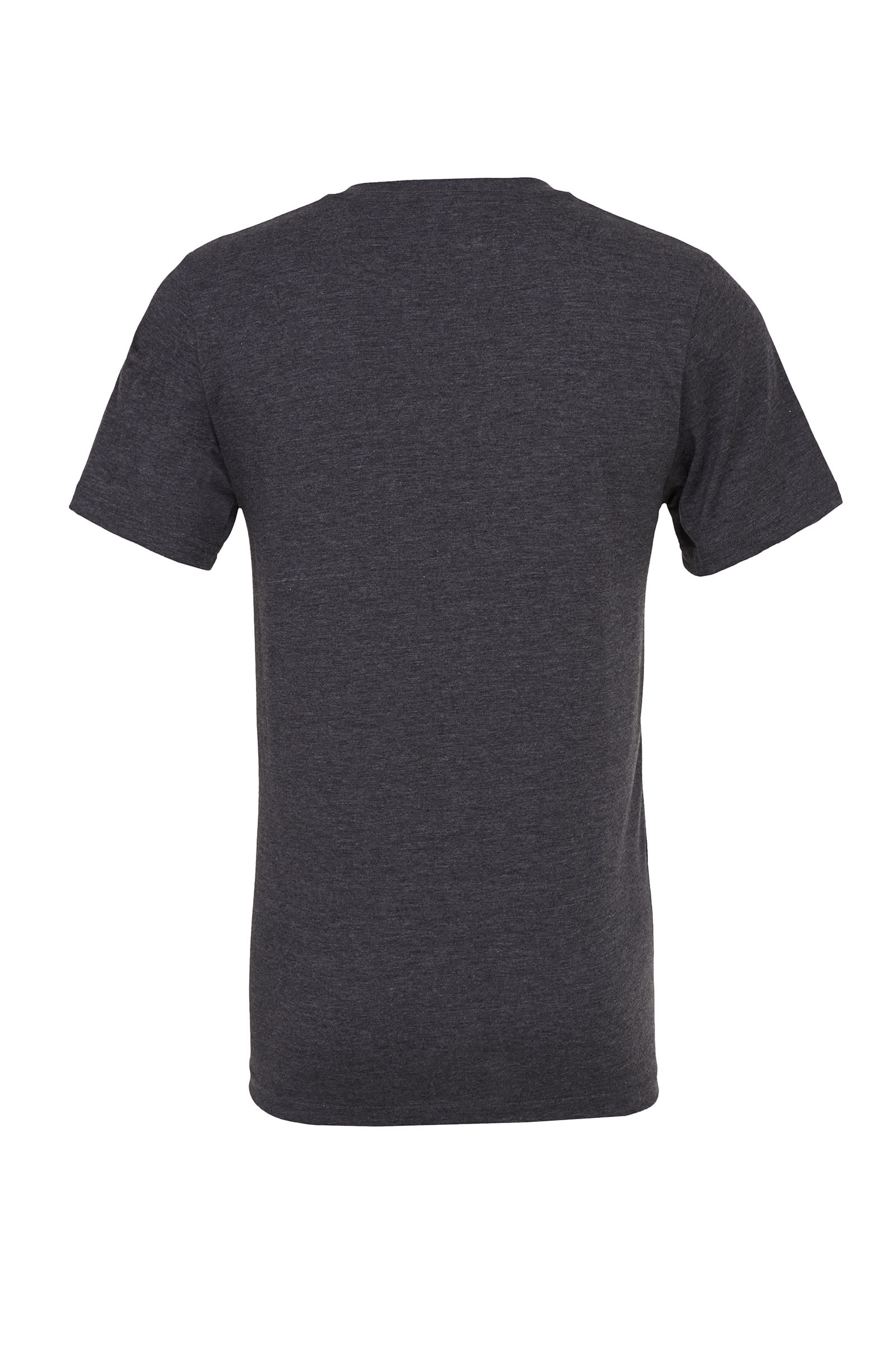 Am image of a Custom Bella and Canvas Jersey V Neck Tee in Dark Grey Heather!