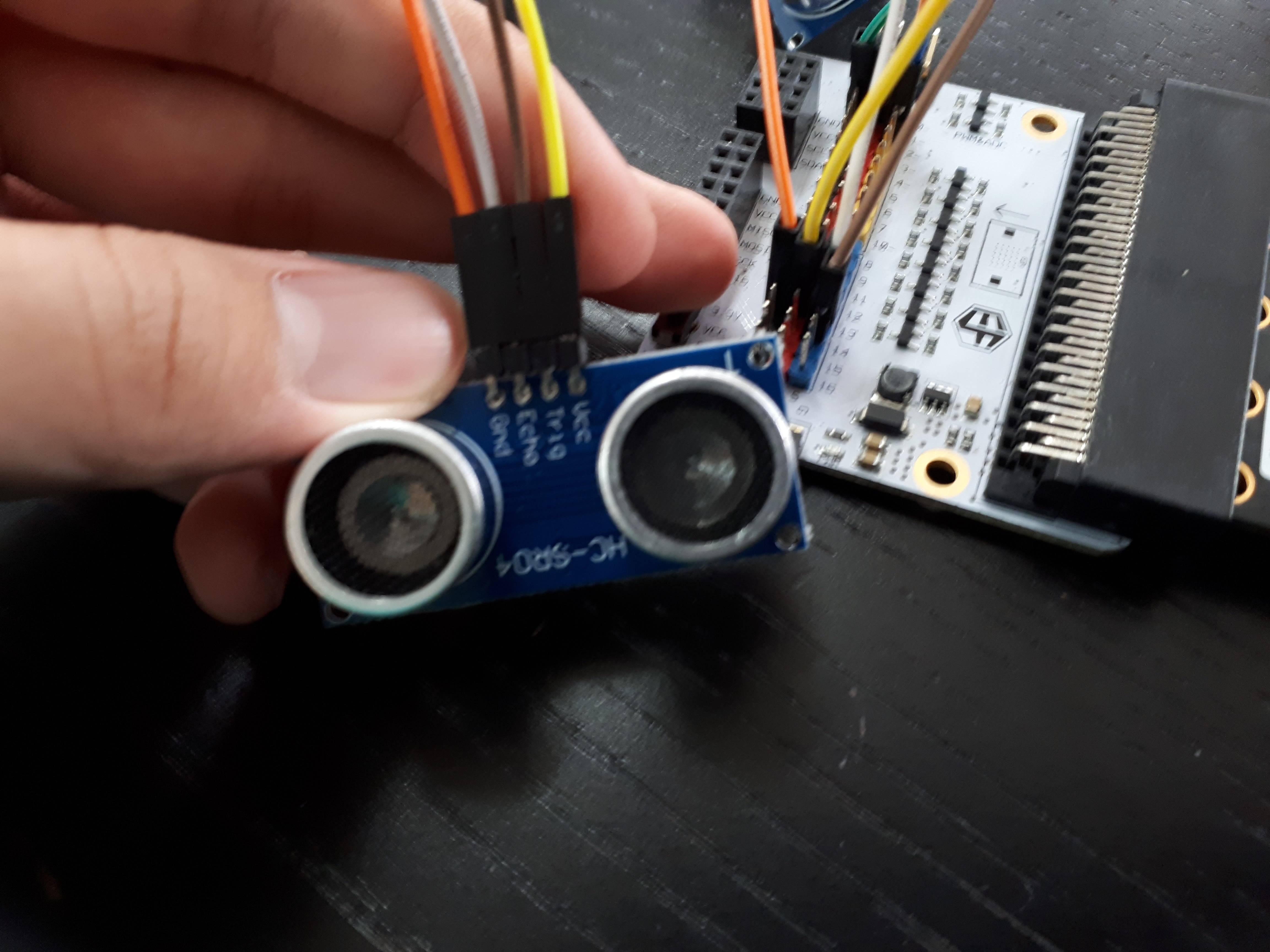 Make It Ultrasonic sensor game Project sensor code micro bit