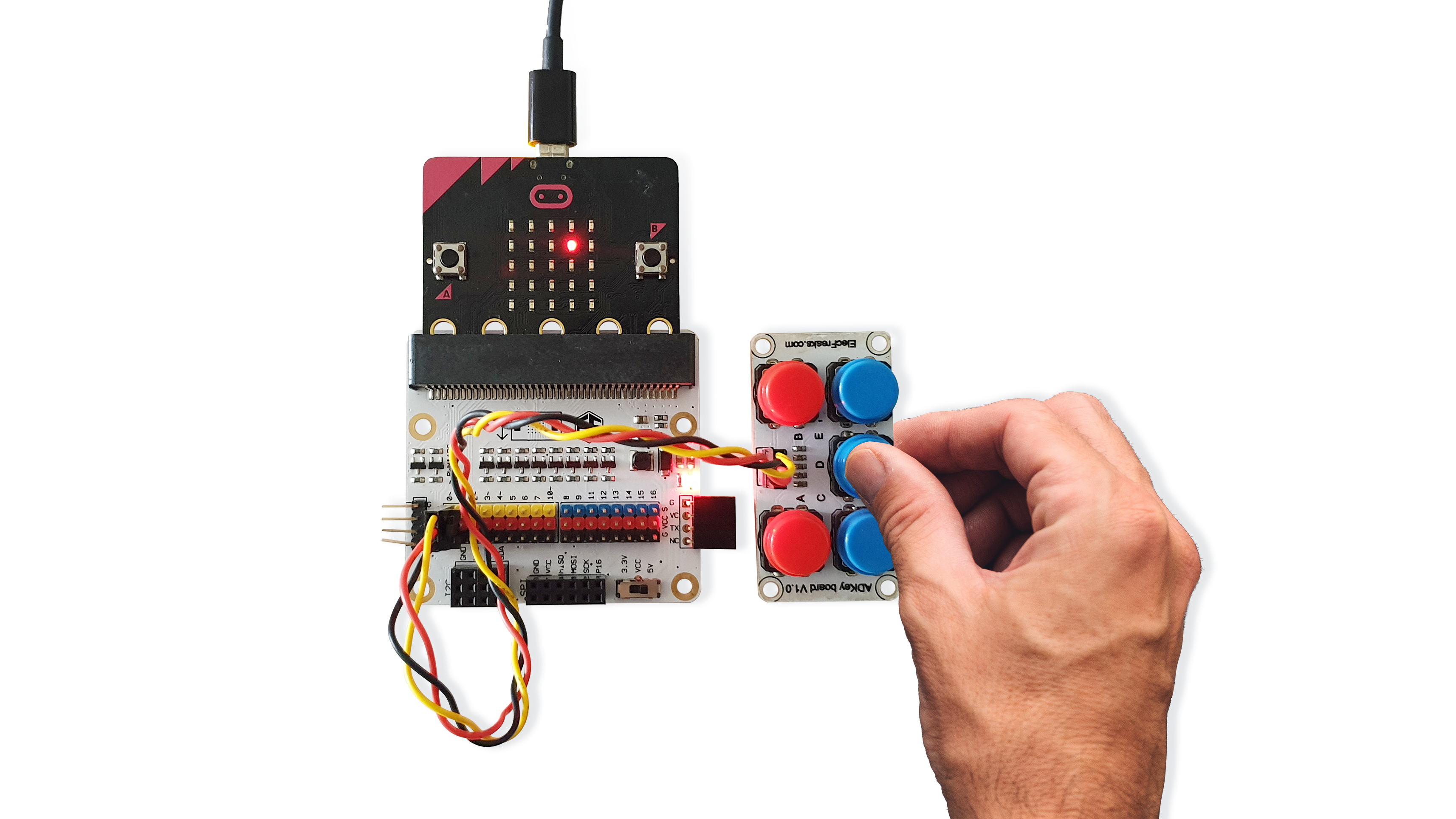 Make It Finger Dexterity Game Project (microbit) at Let's Get Hacking