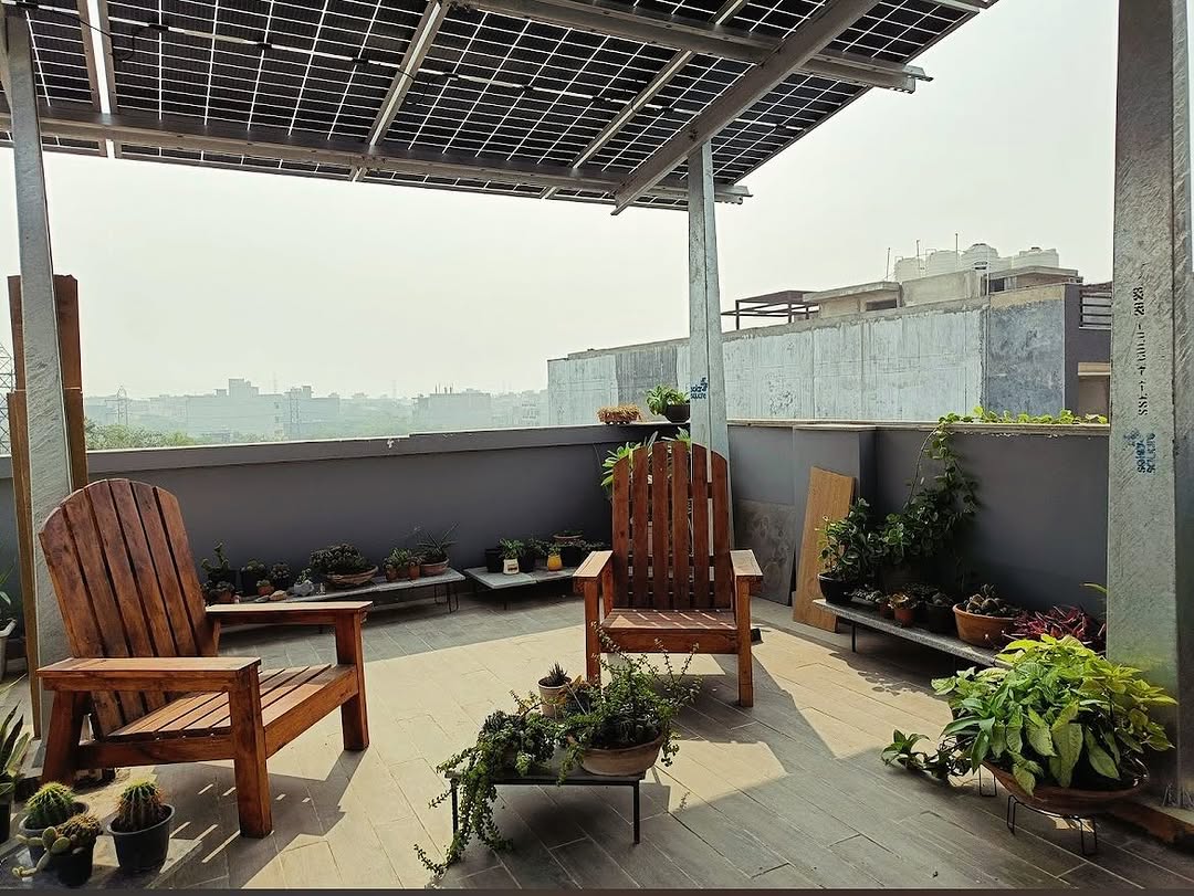 Residential solar installation in Kanpur