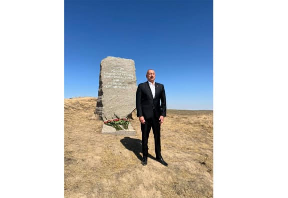 Prezident və Birinci xanım Füzulidə- Video