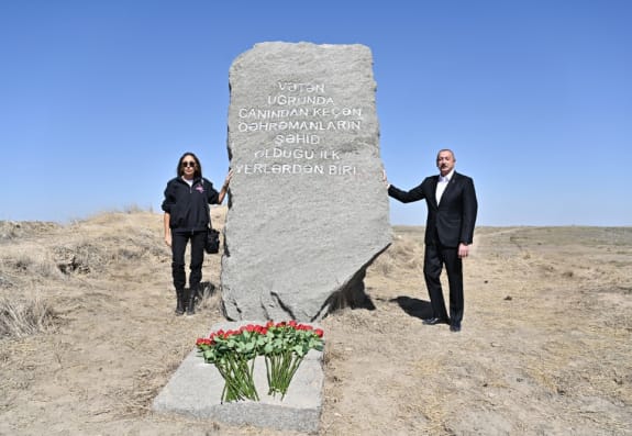 First Vice-President Mehriban Aliyeva made post on Remembrance Day from Fuzuli district-FOTO