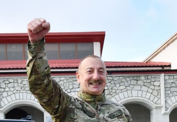 Prezident xanımı və oğlu ilə Şuşada - Fotolar