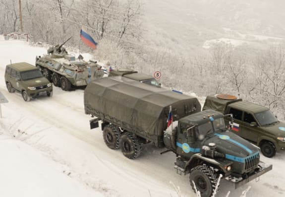 Sülhməramlıların daha yeddi avtomobili aksiya ərazisindən sərbəst keçib