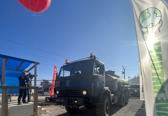 Sülhməramlılara aid avtomobillər aksiya ərazisindən sərbəst keçib