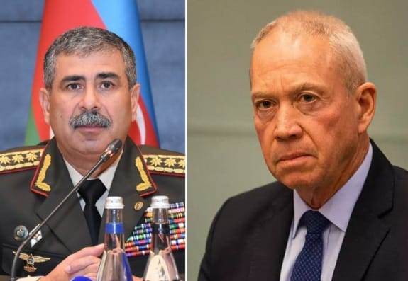 Azərbaycan və İsrail müdafiə nazirləri arasında telefon danışığı olub