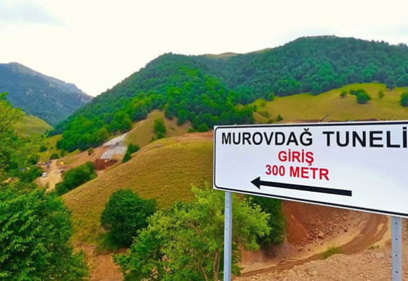 Murovdağ tunelində 14 ehtiyat keçidin tikintisi yekunlaşıb
