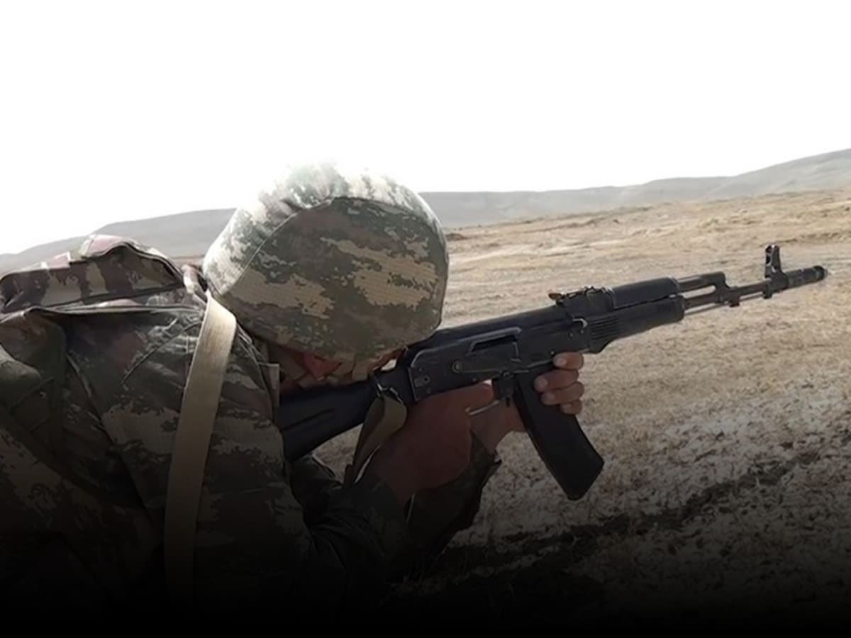 Ümumqoşun poliqonunda döyüş atışlı taktiki təlim keçirilib