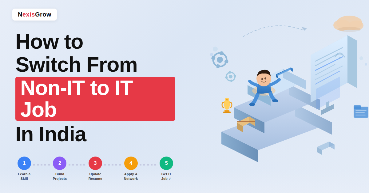 How to Switch from Non-IT to IT Job in India (2026 | NexisGrow