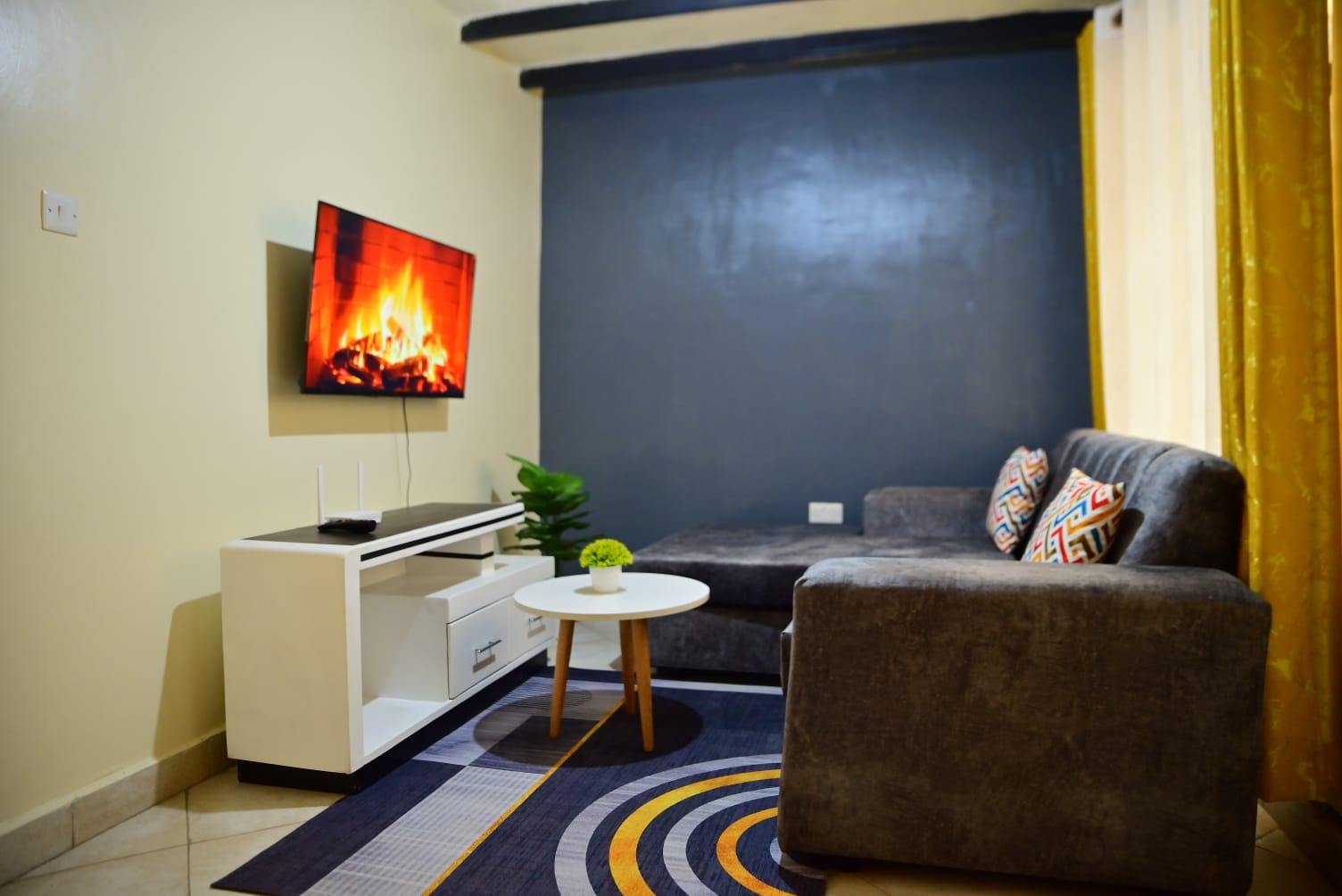 Master bedroom of 1 Bedroom Cozy Airbnb in Kitengela Balozi Road,Budget‑Friendly -KES 2,500/night