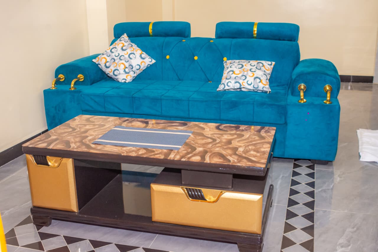 Kitchen of Executive 1‑Bedroom Airbnb Along Namanga Road (Quiver Lounge Area), Kitengela