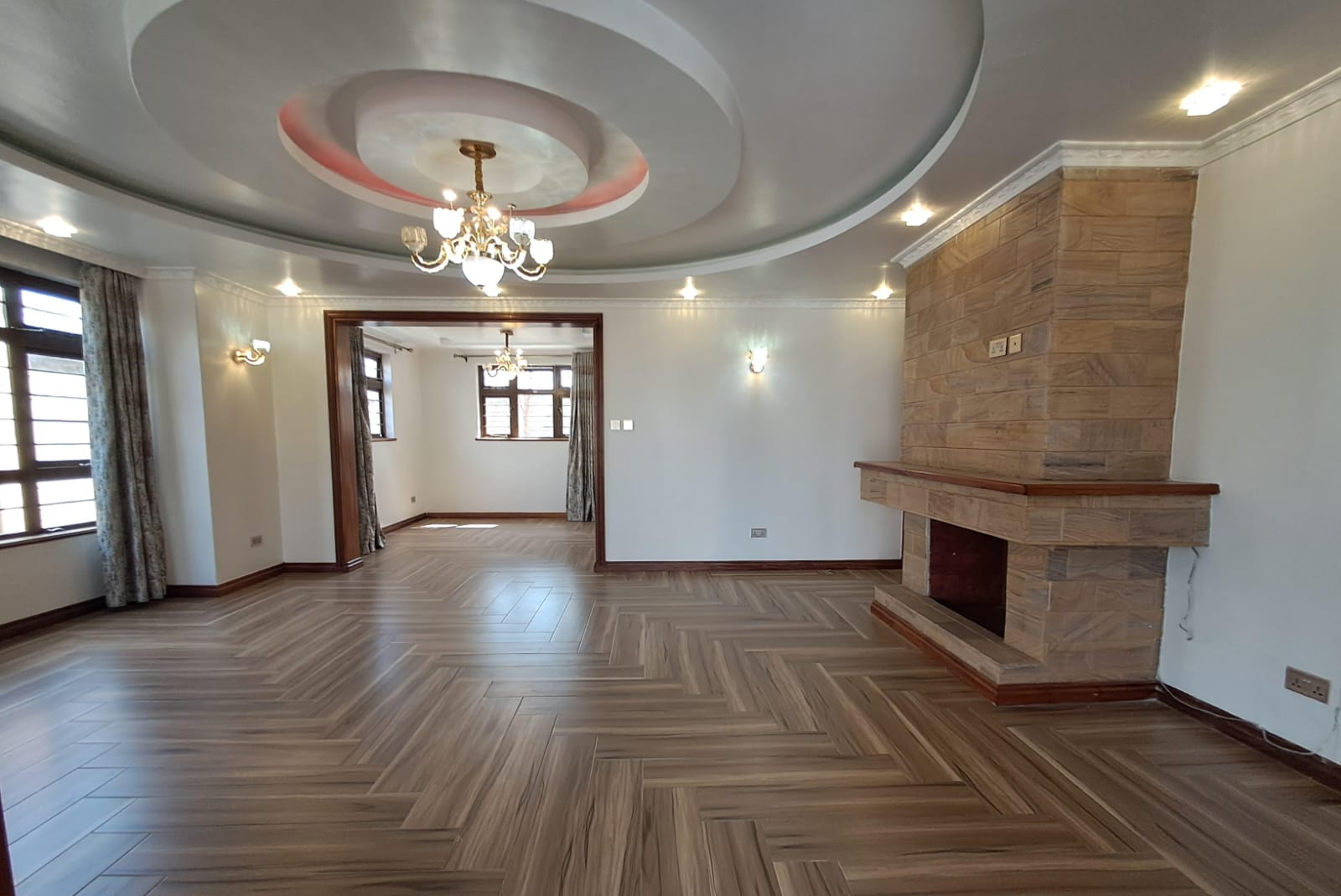 Living area of Executive 4 Bedroom All-Ensuite House to Let in Milimani, Kitengela – Secure & Serene