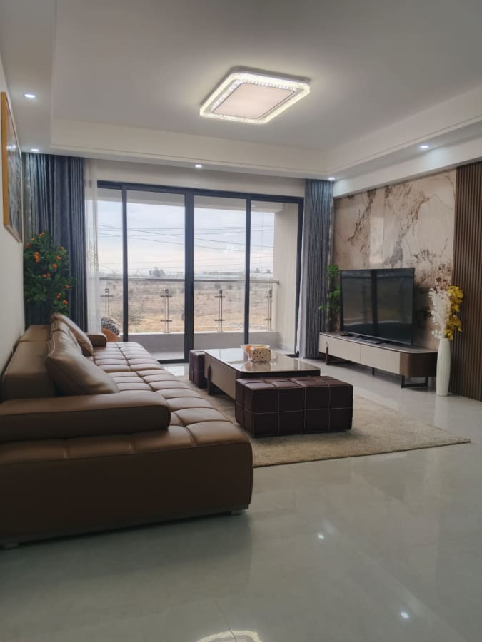 Master bedroom of Executive 3 Bedroom master Ensuite Apartment in Syokimau