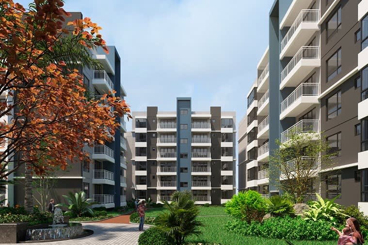 Exterior view of Executive 3 Bedroom Apartment for Rent, Syokimau