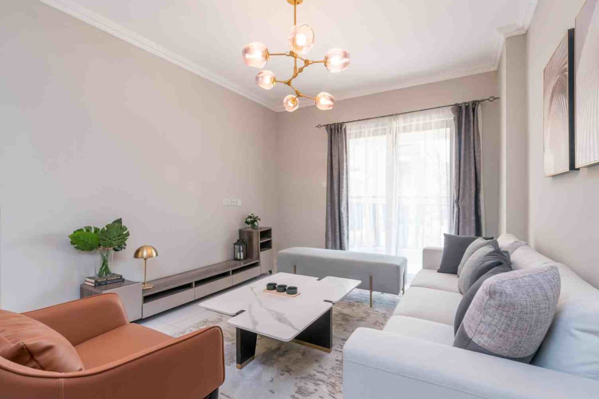 Master bedroom of 2 Bedroom Apartment for Rent in Syokimau – KES 48,000/mo