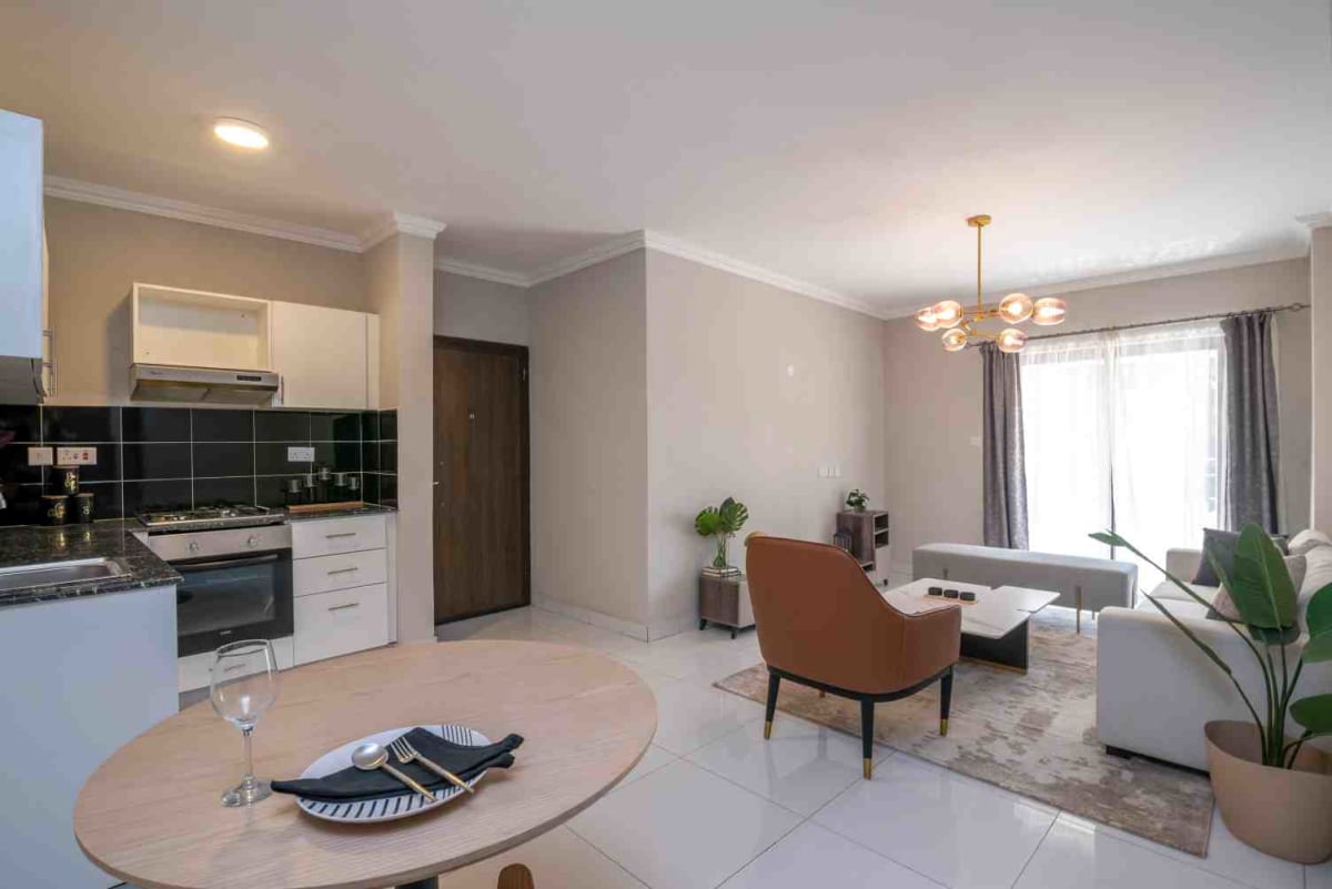 Bedroom of 2 Bedroom Apartment for Rent in Syokimau – KES 48,000/mo