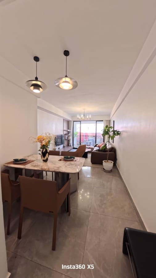 Compound view of 3 Bedroom Apartment with DSQ for Sale in Syokimau – KES 12.1M