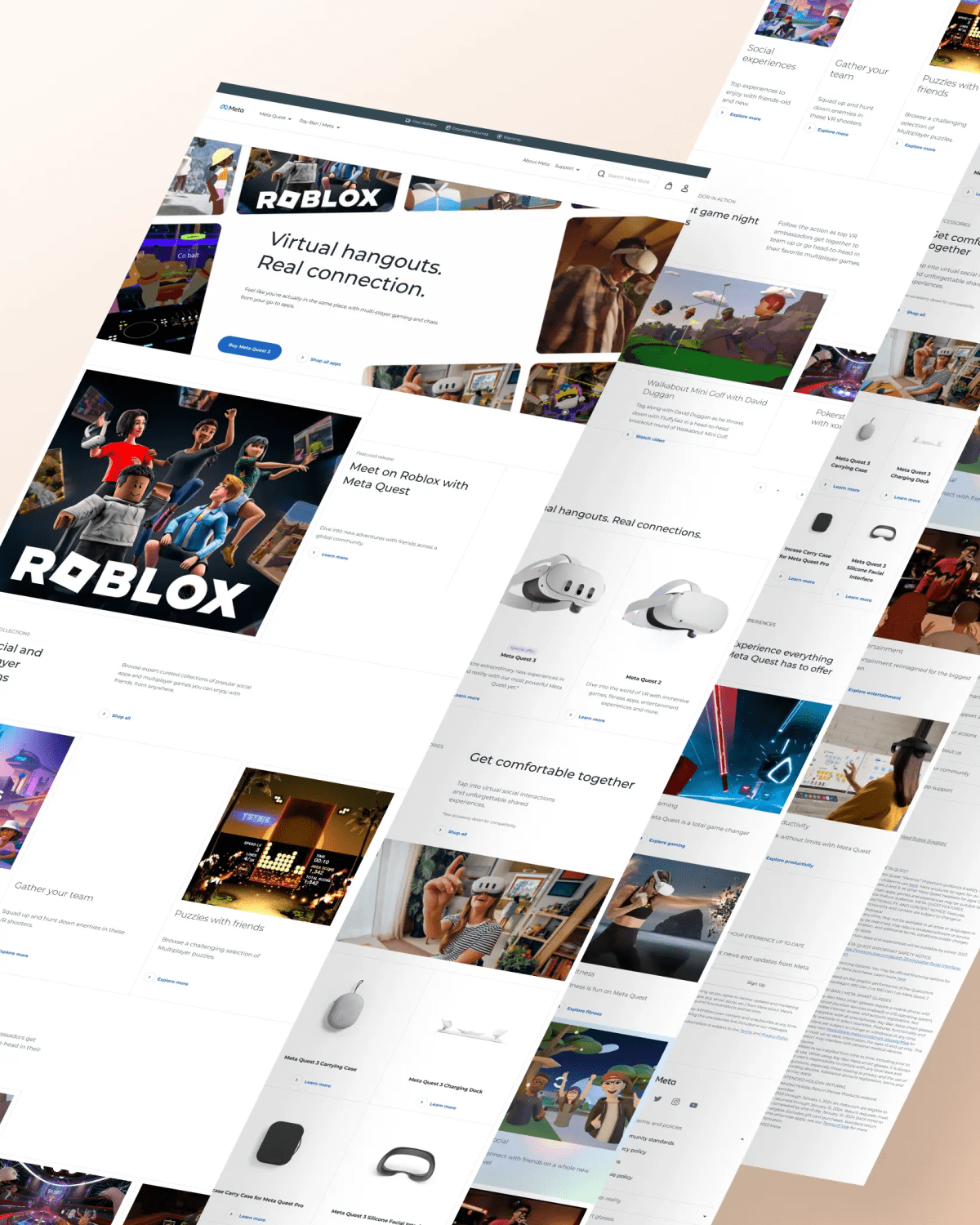 Meta Social Website project thumbnail