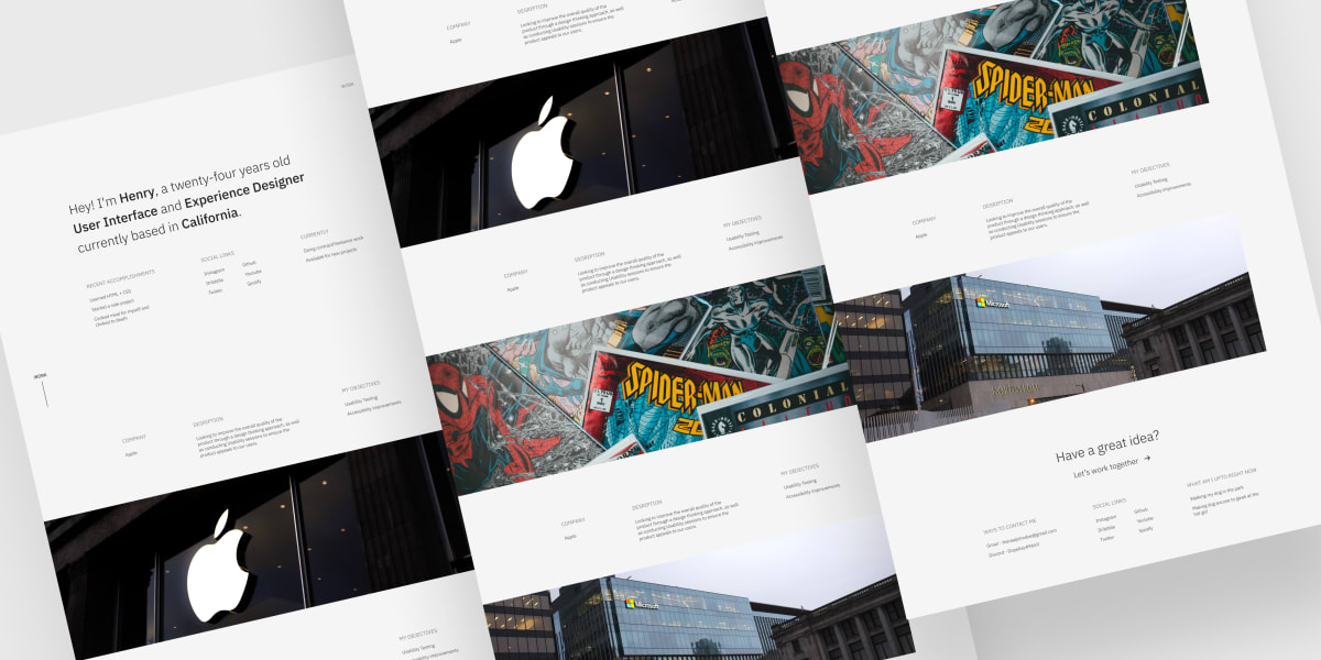 Portfolio Design project thumbnail