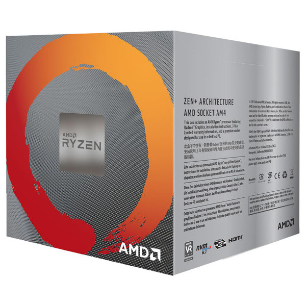 AMD Ryzen 5 3400G Wraith Spire Edition (3.7 GHz / 4.2 GHz) Try