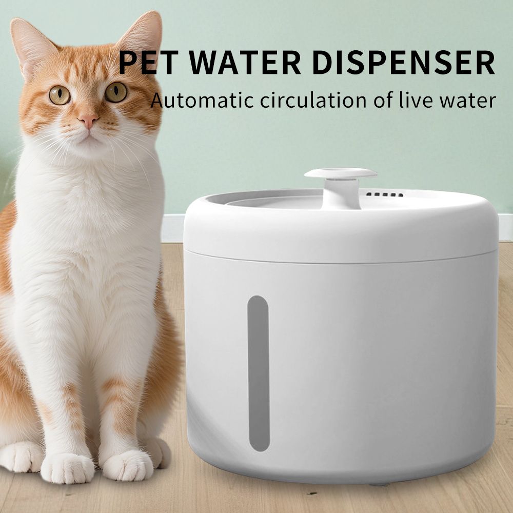Automatic Cat & Dog Water Fountain — 2000ML Filtered Circulating Dispenser