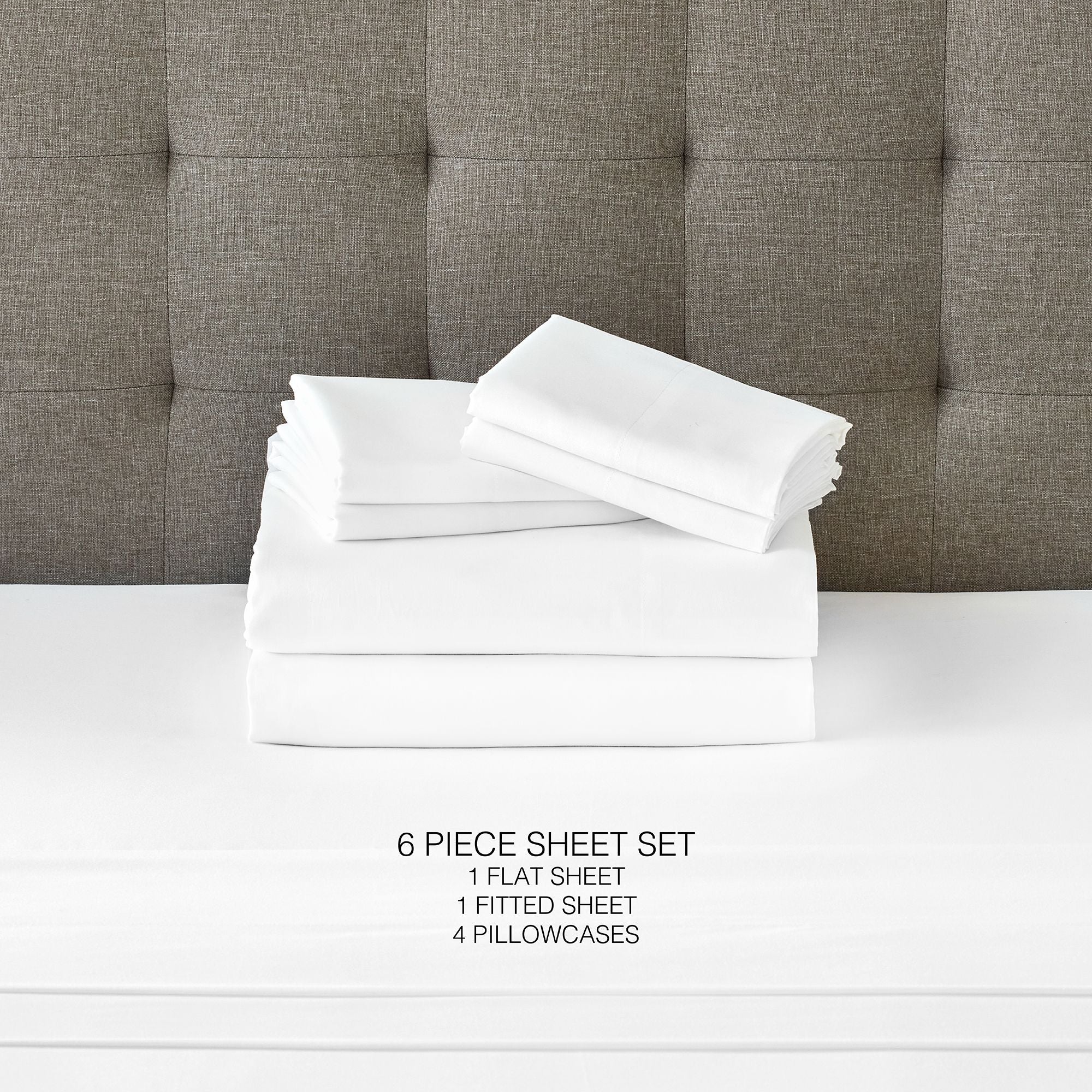 12-Piece King Bedding Set — Memory Foam Pillows & Cotton Sheets, view 2