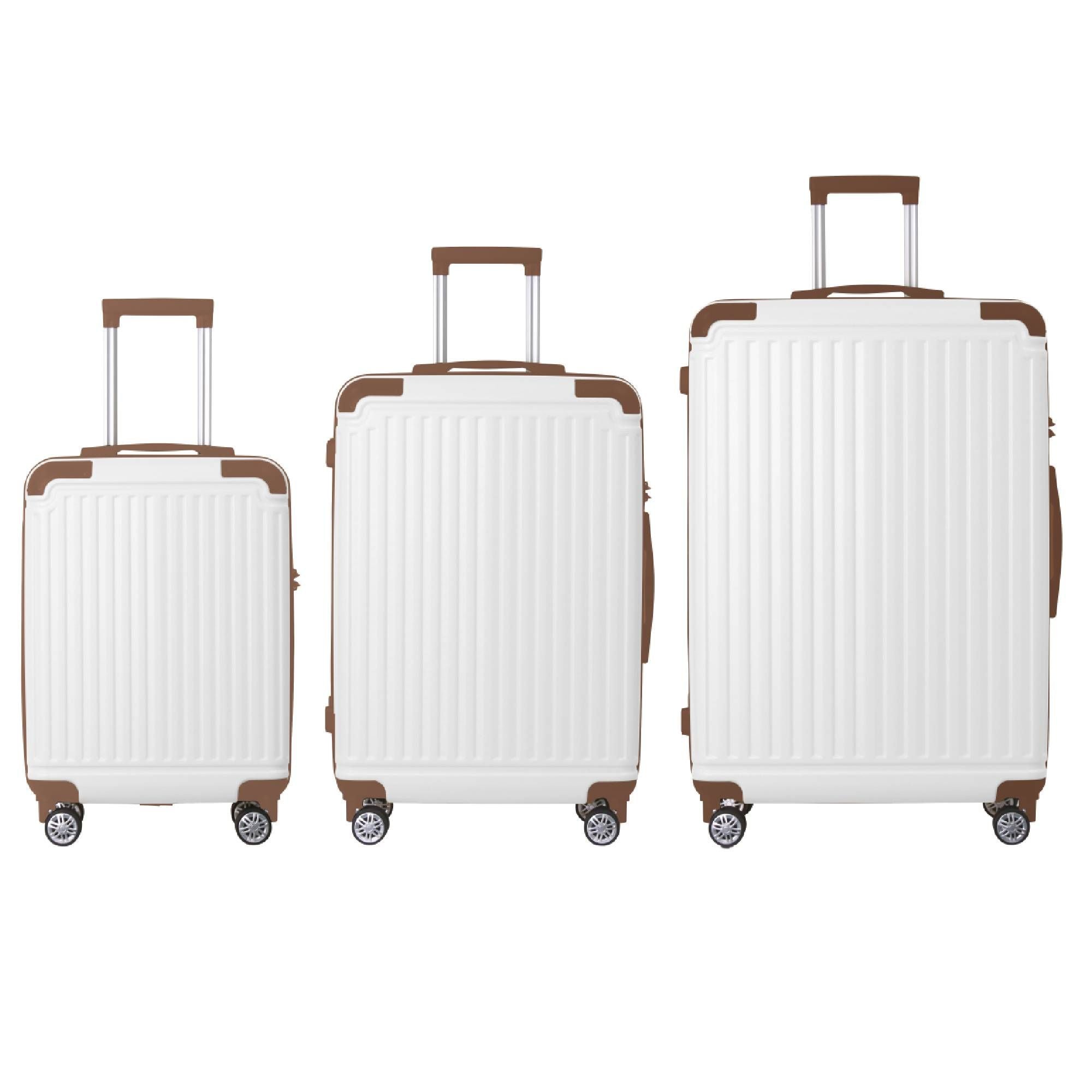 3-Piece Hardside Spinner Luggage Set – 20", 24", 28" Suitcases