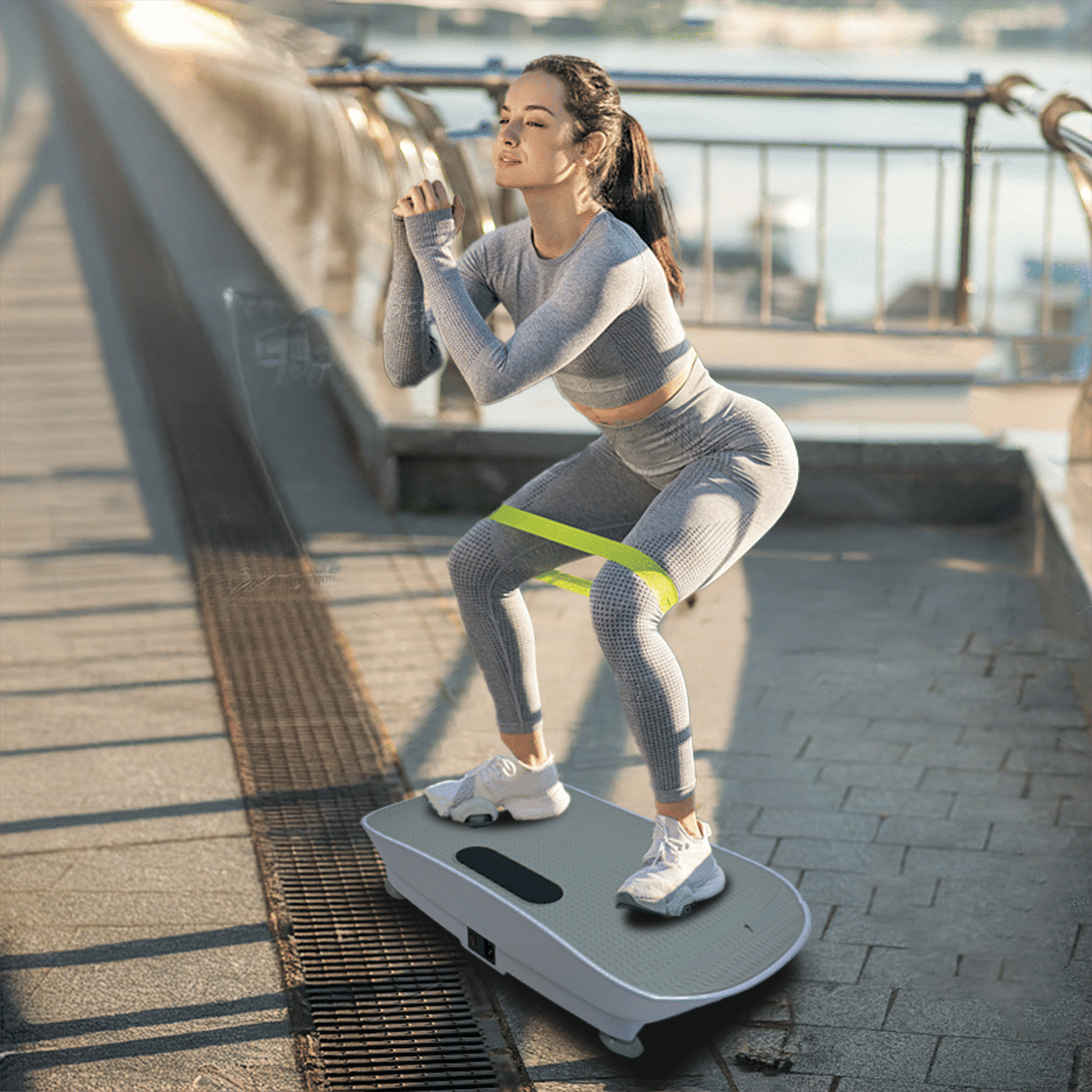 Vibration Platform Fitness Machine — Silent Motor, 10-Speed, Bluetooth, view 2