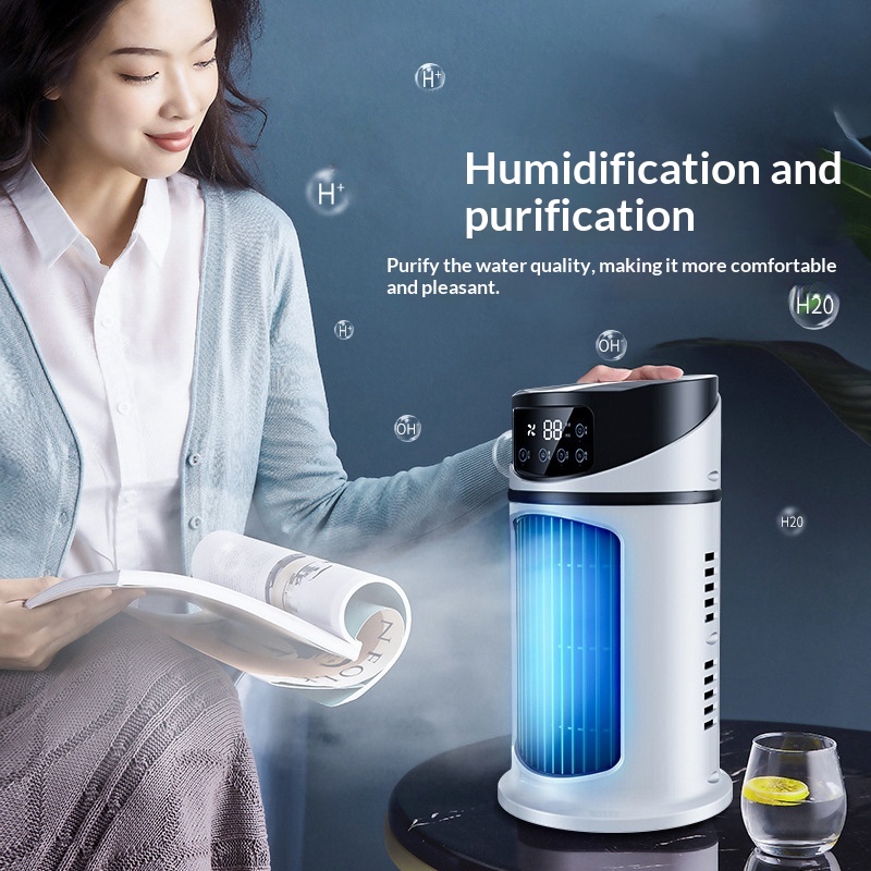 Portable Air Conditioner Fan — Mini Evaporative Air Cooler & Humidifier