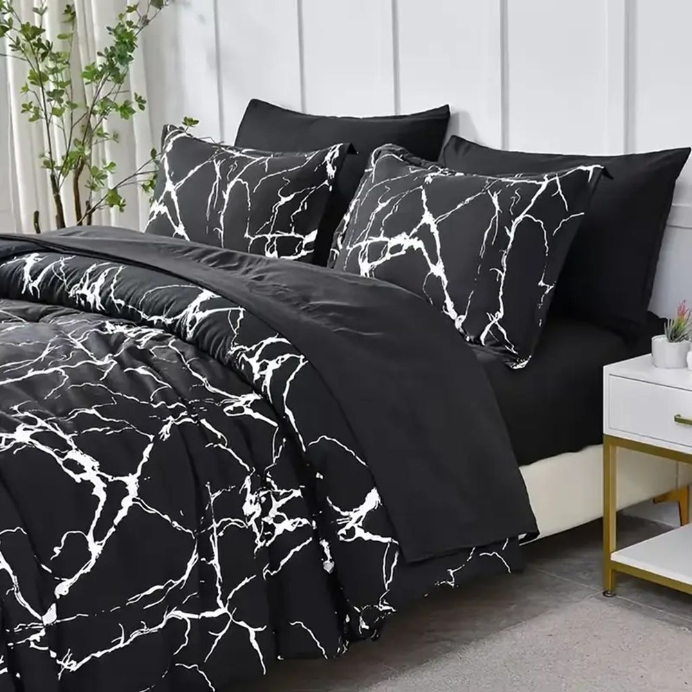 Twin Duvet Cover Set — Bohemian Mandala Print, 2-Piece with Pillowcase, view 6