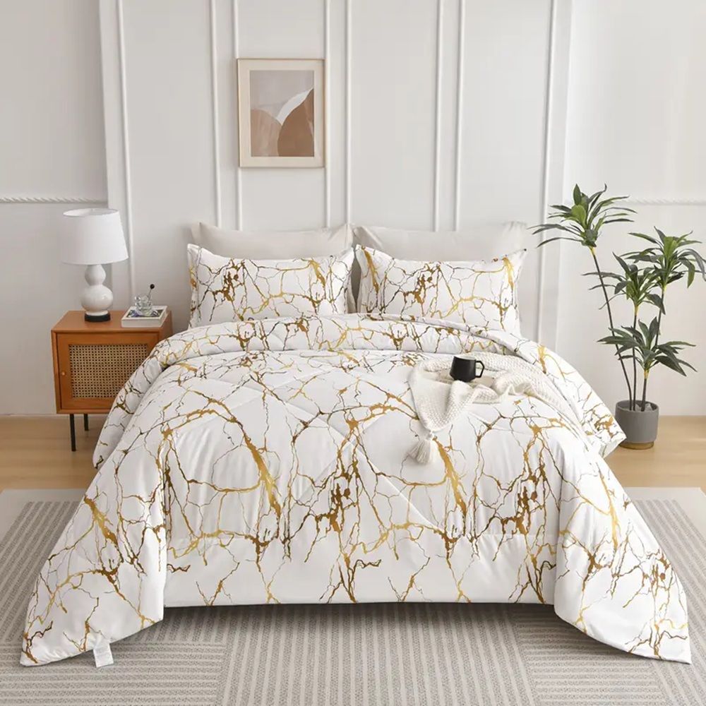 Twin Duvet Cover Set — Bohemian Mandala Print, 2-Piece with Pillowcase, view 7