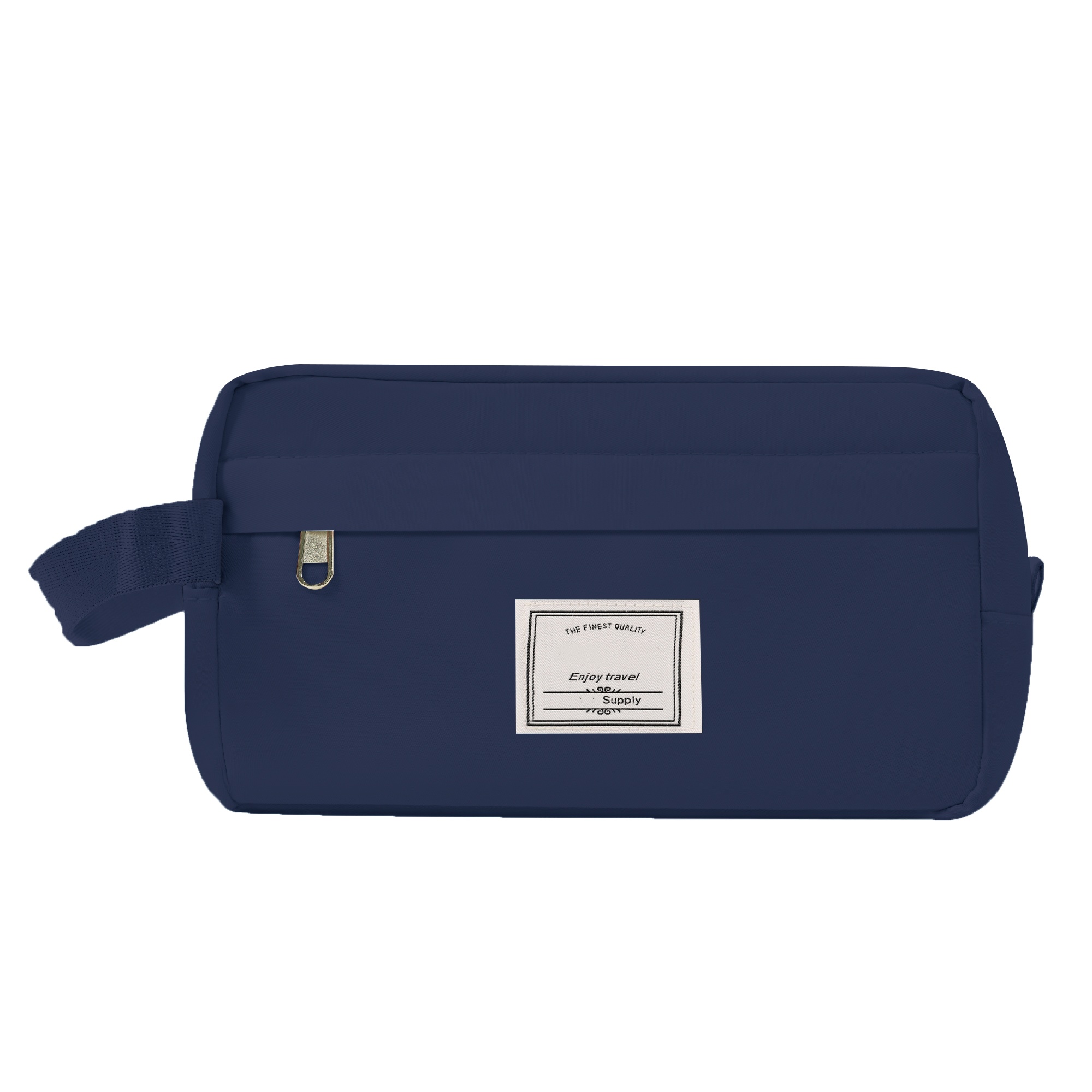 Travel-Ready 3-Piece Navy Luggage Set: 24in Checked Suitcase, Carry-on Backpack & Wet-Dry Kit, view 4