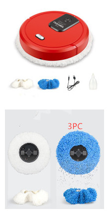 Mini Mopping Robot with Spray Humidifier — Rechargeable Floor Cleaner, view 7