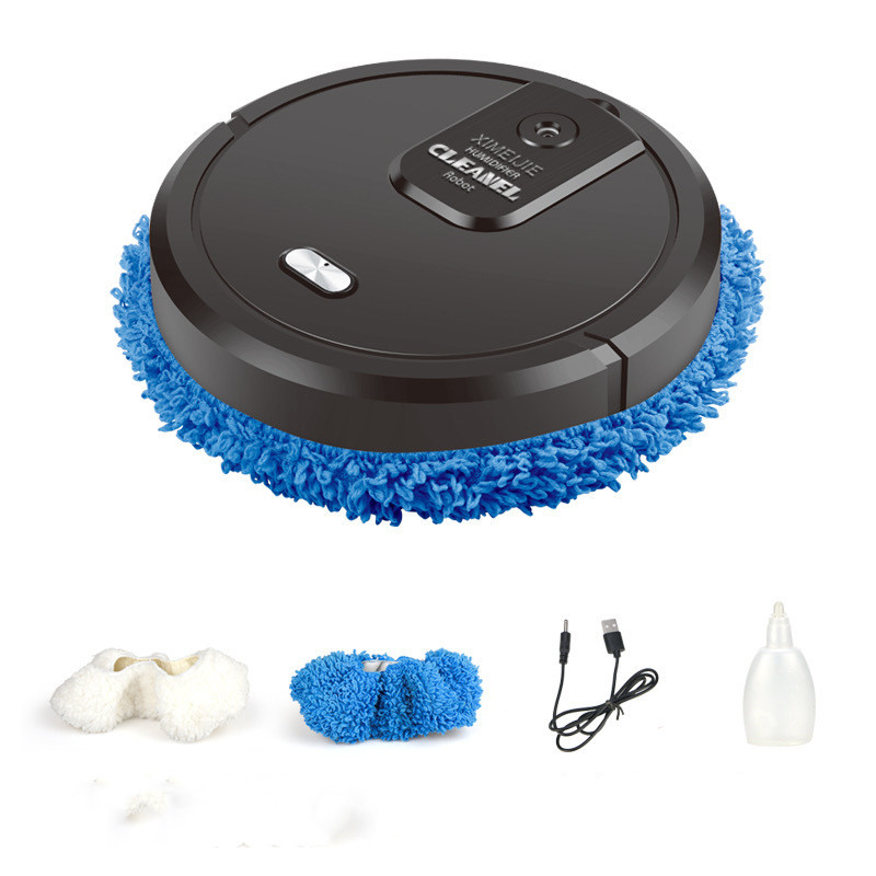 Mini Mopping Robot with Spray Humidifier — Rechargeable Floor Cleaner, view 8
