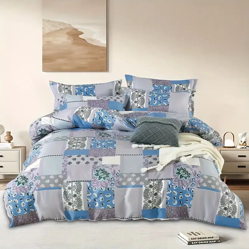 King Comforter Set, 3 Piece — Comforter + 2 Matching Pillowcases, view 4