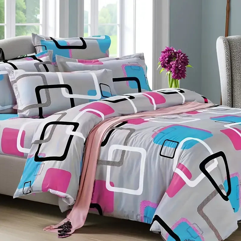 King Comforter Set, 3 Piece — Comforter + 2 Matching Pillowcases