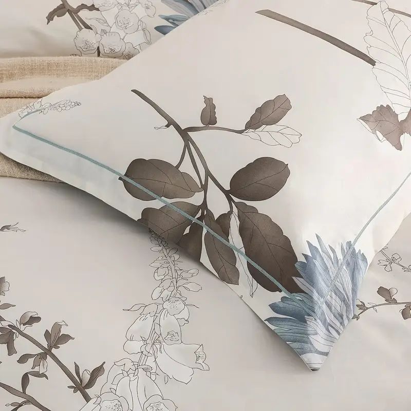 Art-Print Blue Blooms, Twin Duvet Set, view 5