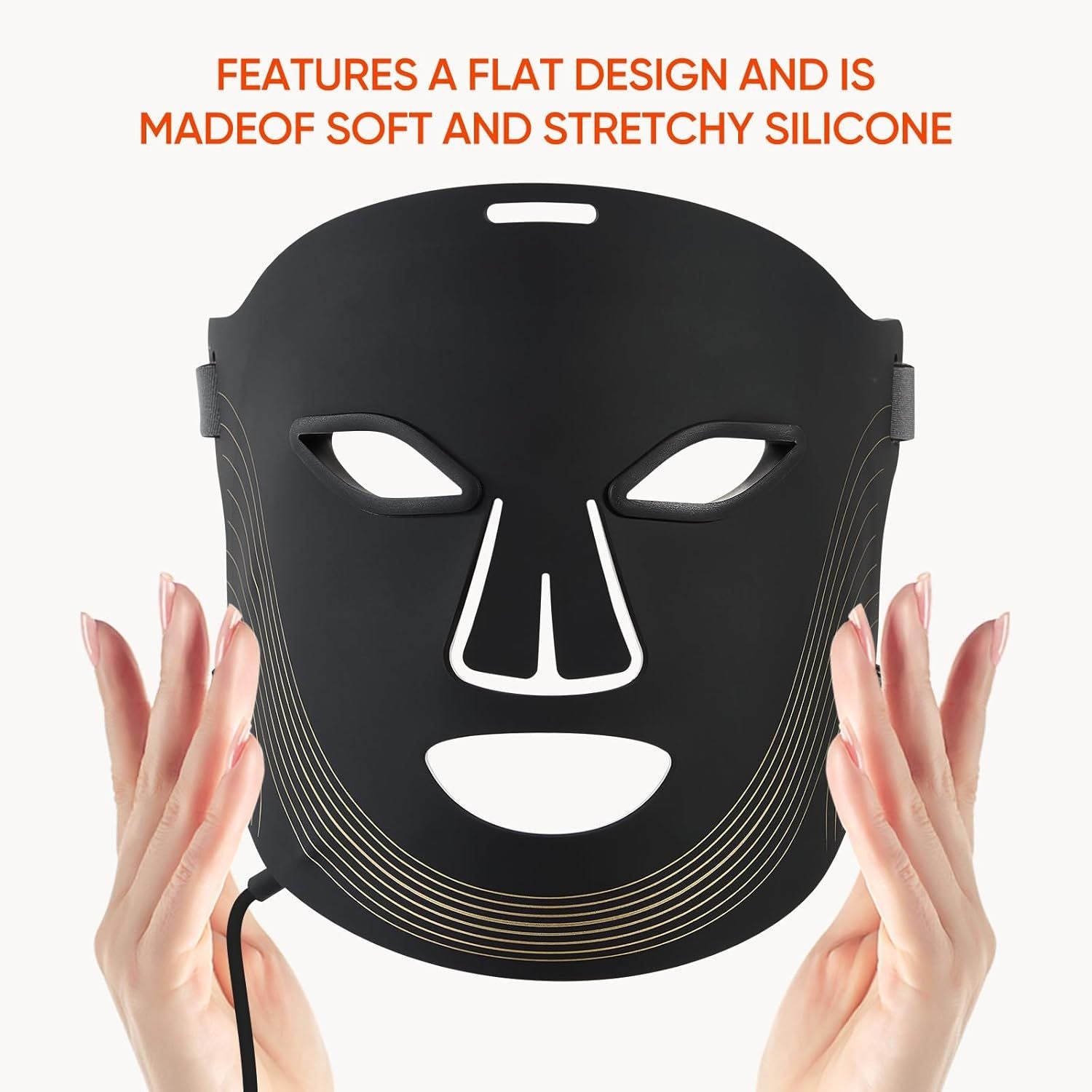 7-Color LED Face Mask — Red Light Therapy for Wrinkles & Acne, view 2