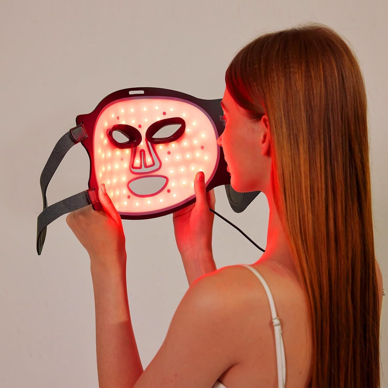 7-Color LED Face Mask — Red Light Therapy for Wrinkles & Acne, view 3