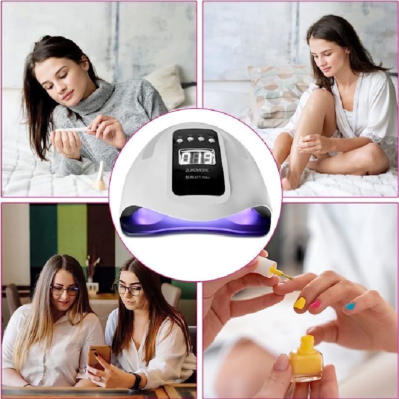 SUN X11 Max UV LED Nail Lamp — 280W Gel Polish Dryer with LCD Timer, view 6