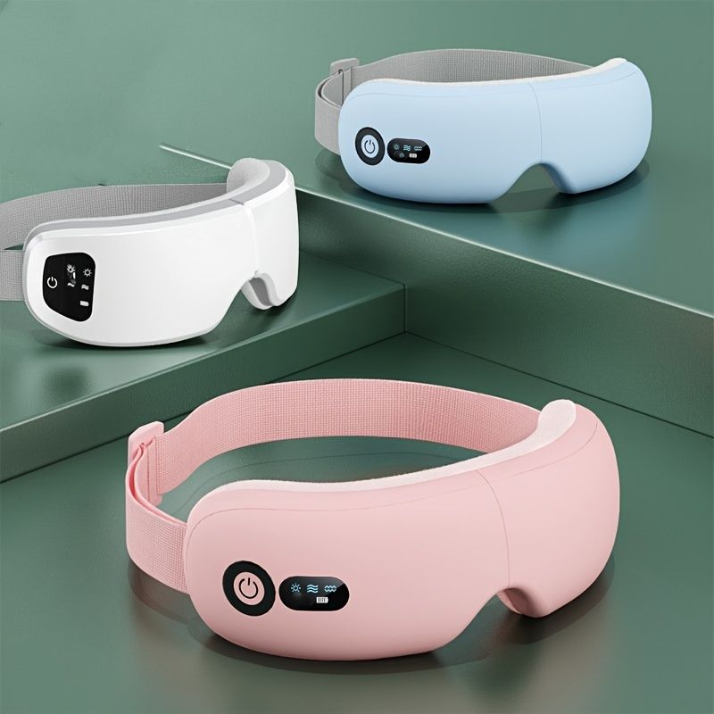 Smart Eye Massager with Heat — Wireless Compress Mask for Dry, Tired Eyes, view 3