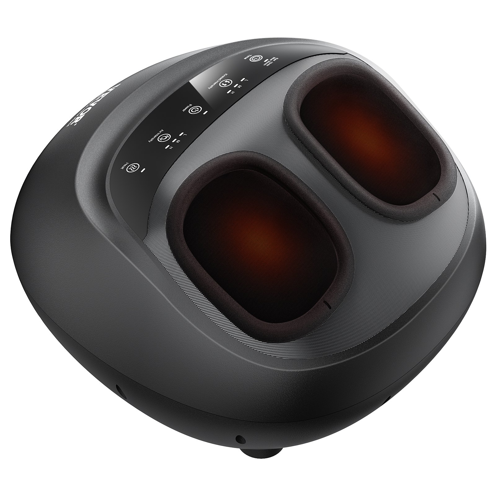 Quiet Shiatsu Foot Massager — Heat, Air Compression - Up to Size 12 Men
