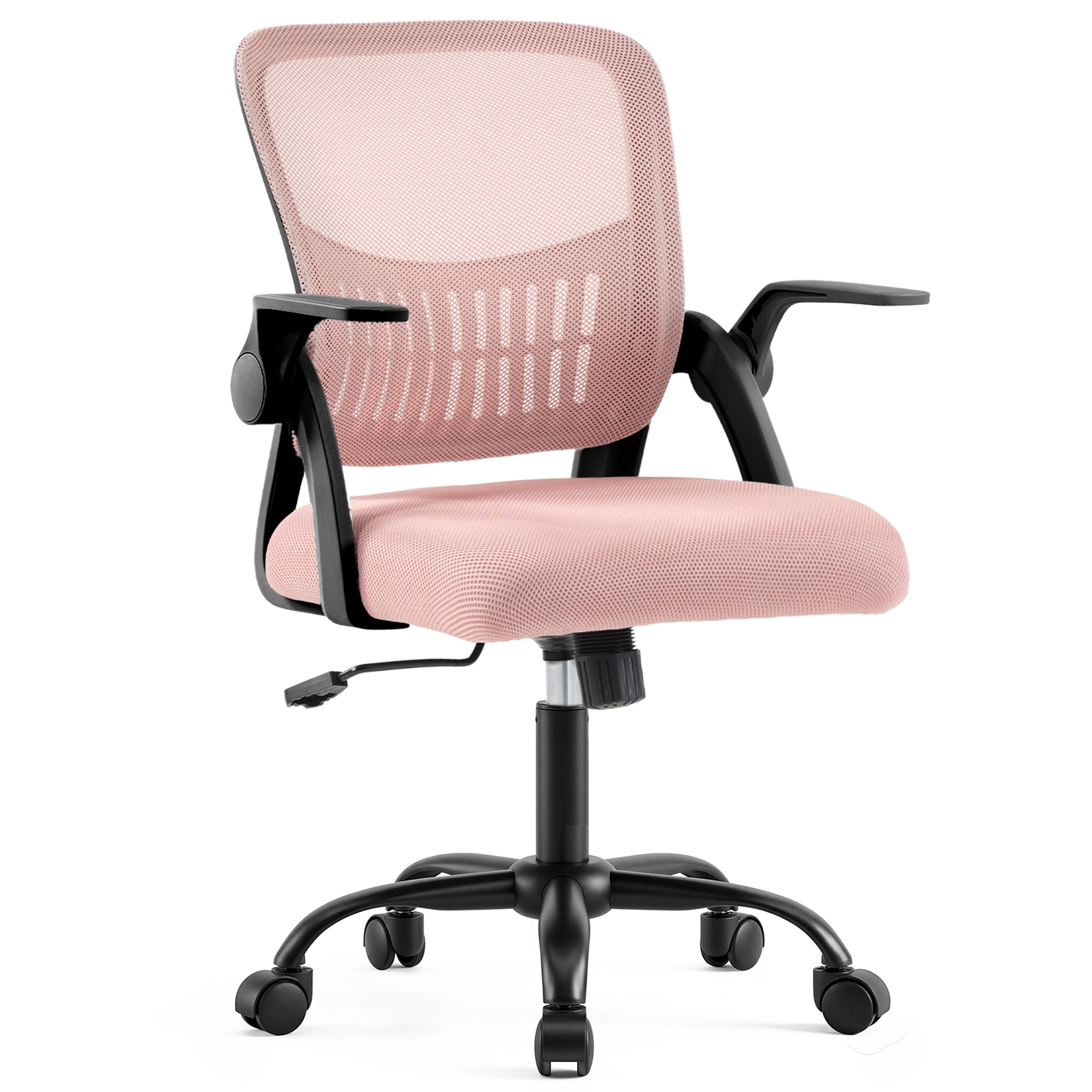 Mesh Office Chair with Flip-Up Armrests & Adjustable Height