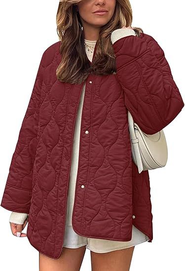 Loose-Fit Street Style Polyester Coat with Cotton Lining – Solid Colors, view 5